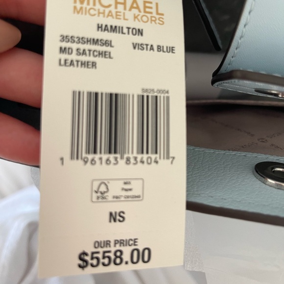 Michael Kors Hamilton bag NWT vista blue - Picture 5 of 5